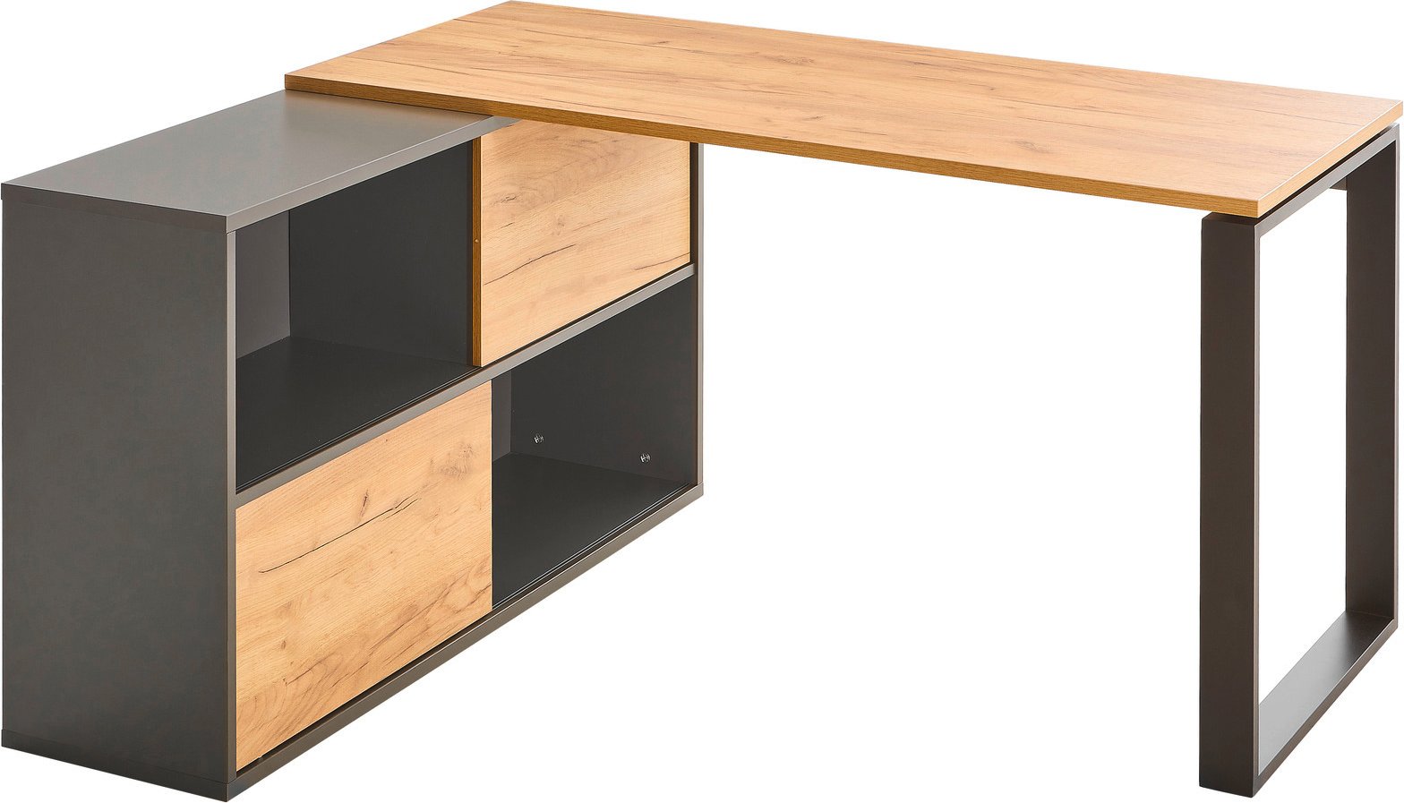 Novel Eckschreibtisch RENTON, Holznachbildung