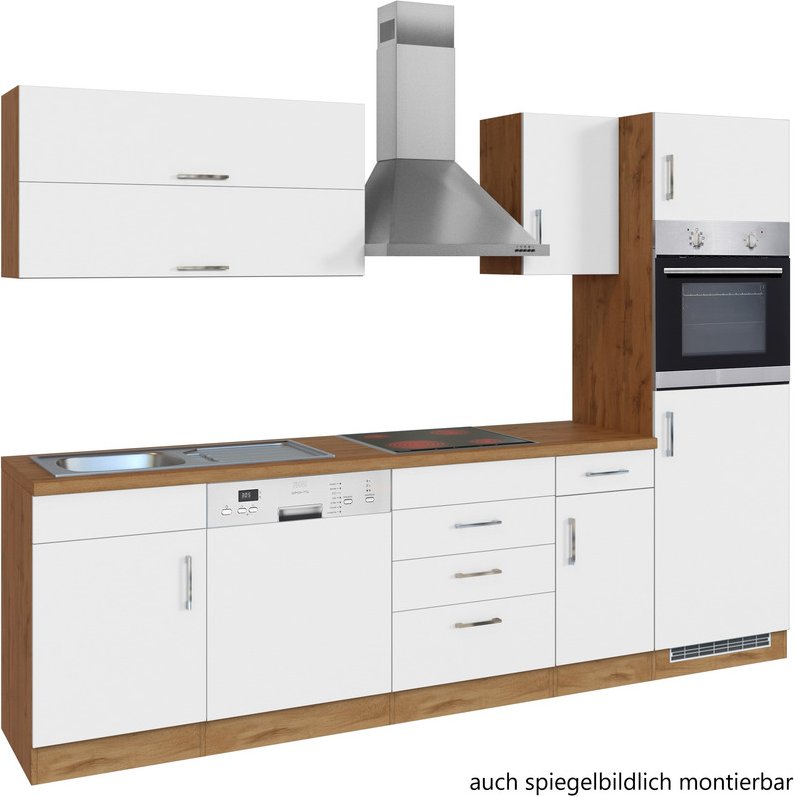 Held Möbel Küchenzeile SORRENTO, Holznachbildung