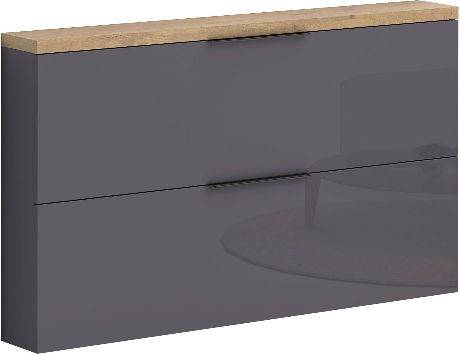 XORA Hängeschuhschrank IDEA ANTHRAZIT, Holznachbildung