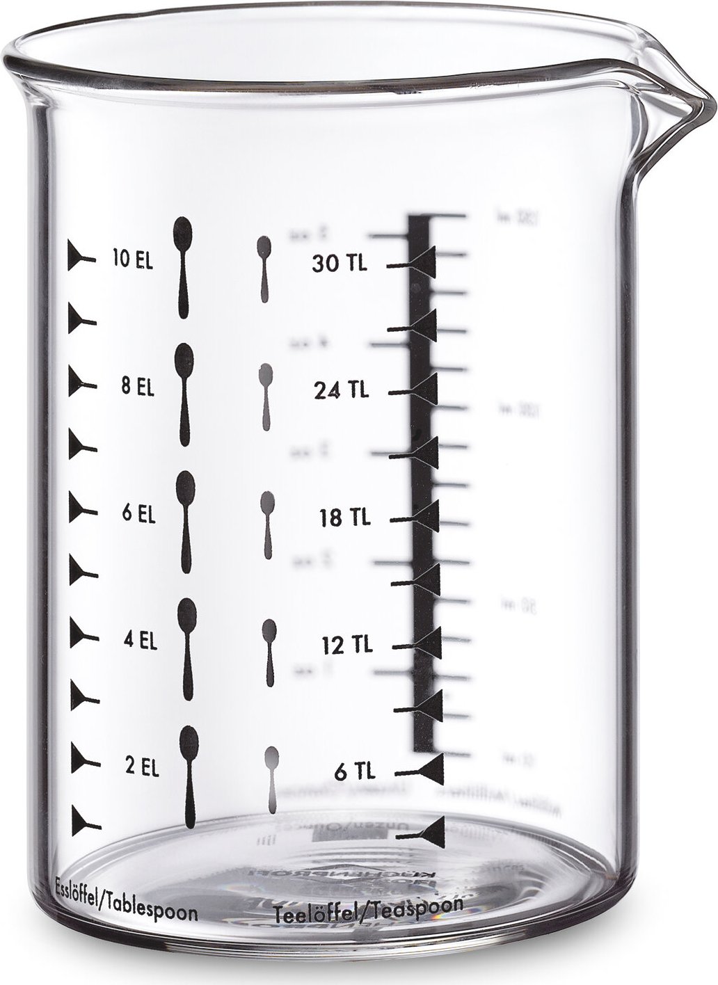 KÜCHENPROFI Messbecher, Glas