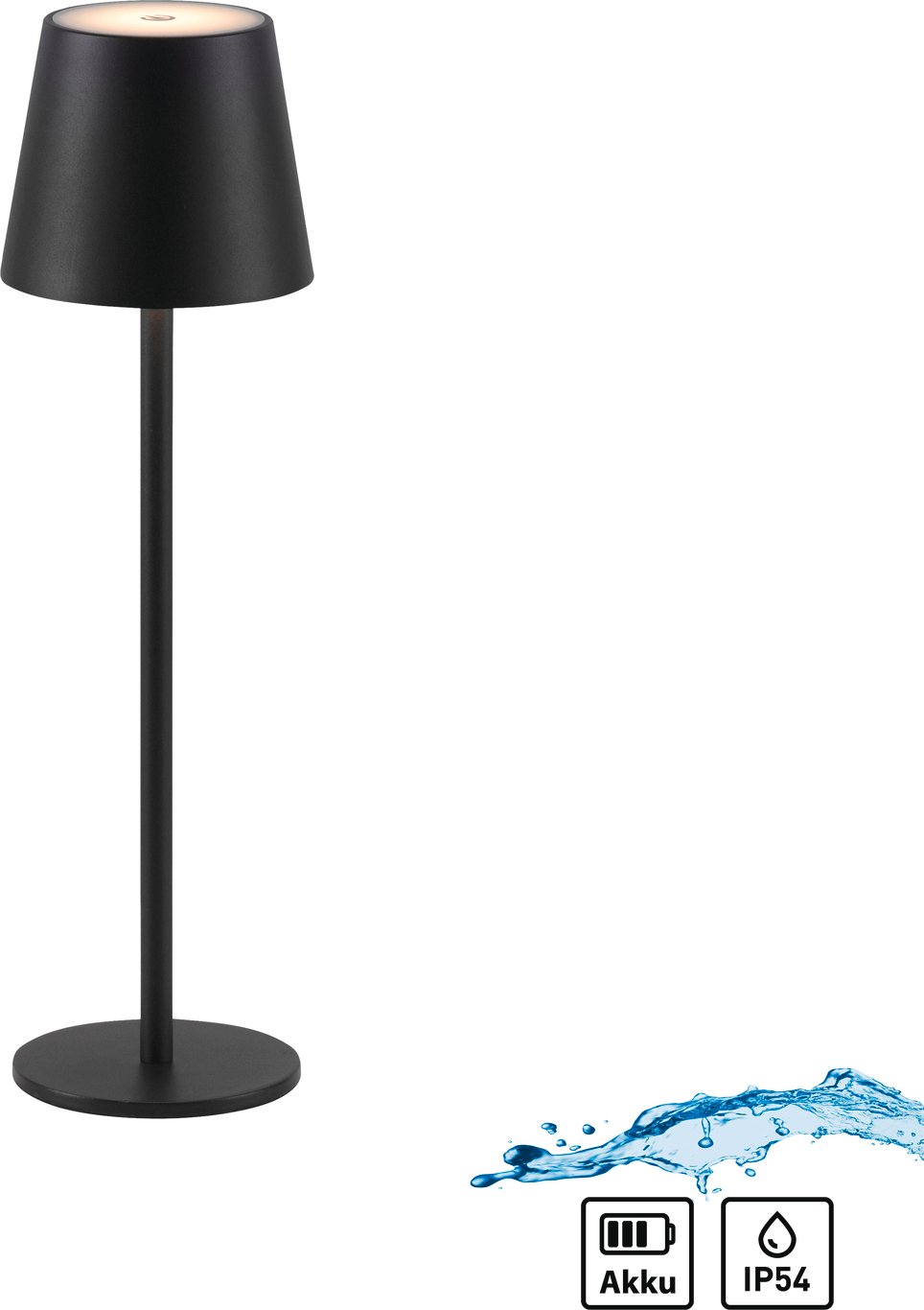 Just Light Tischleuchte EURIA, Aluminium