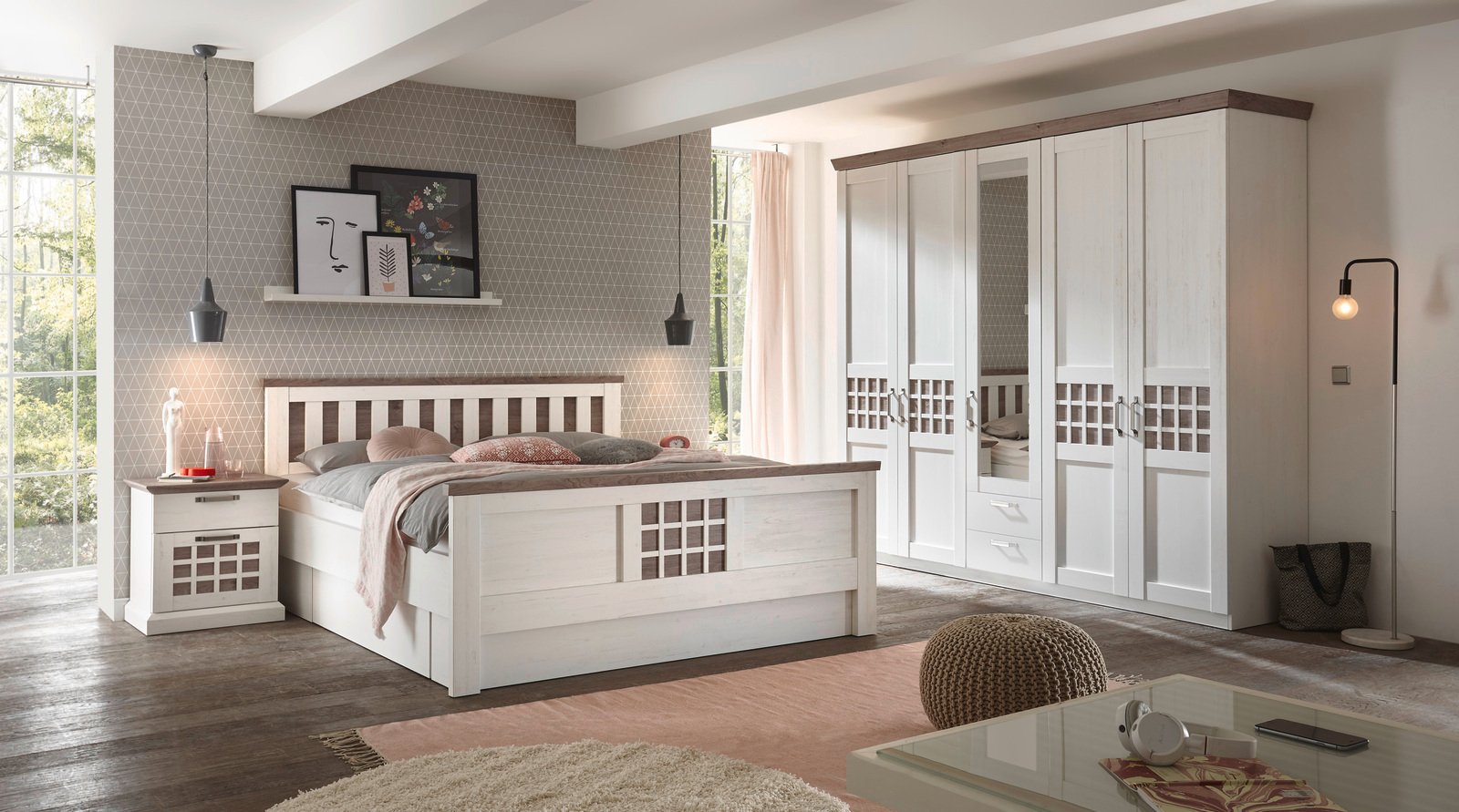 Landscape Schlafzimmer-Set SAVONA, Holznachbildung