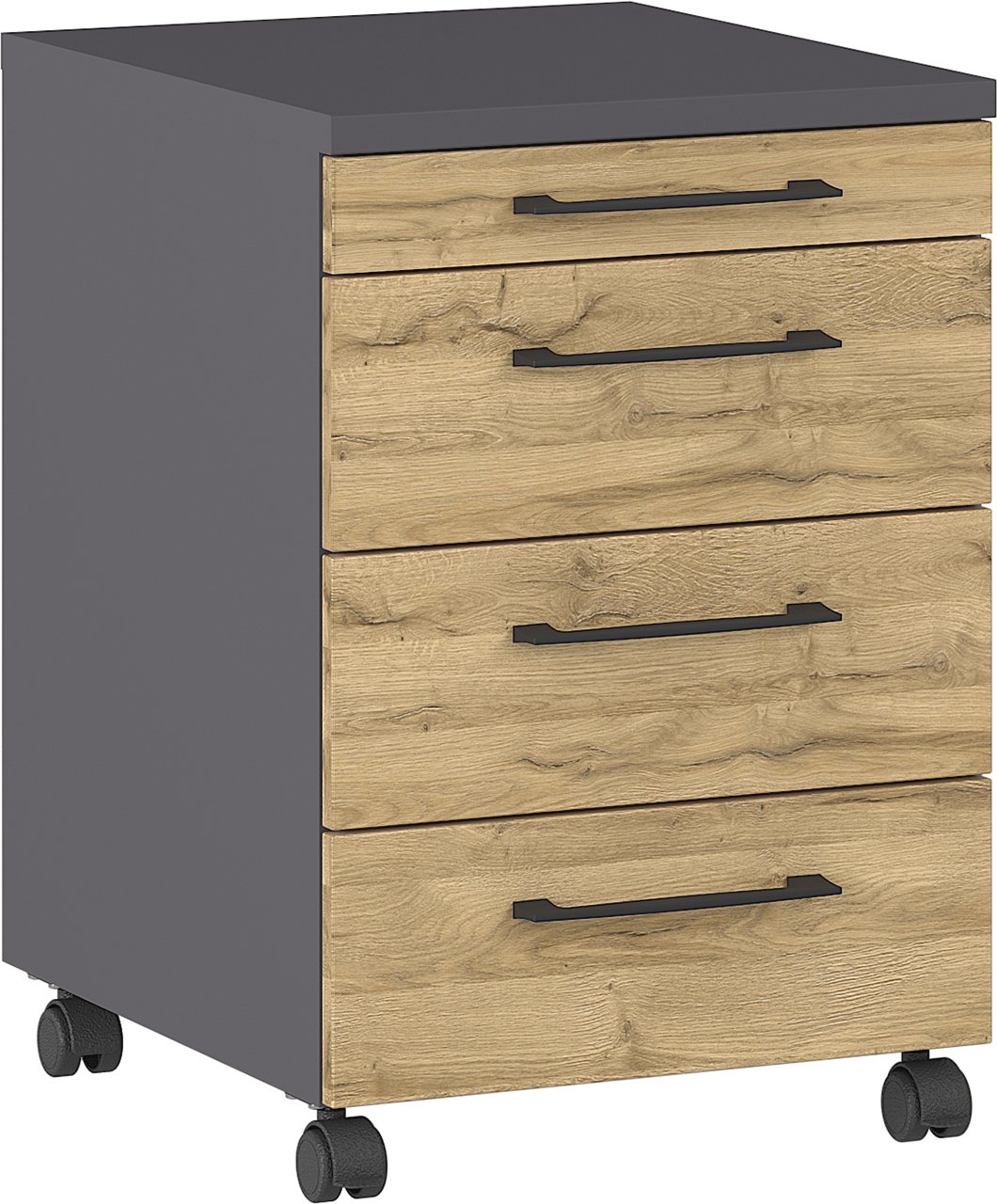 MID.YOU Rollcontainer PROFI 2.0, Holznachbildung