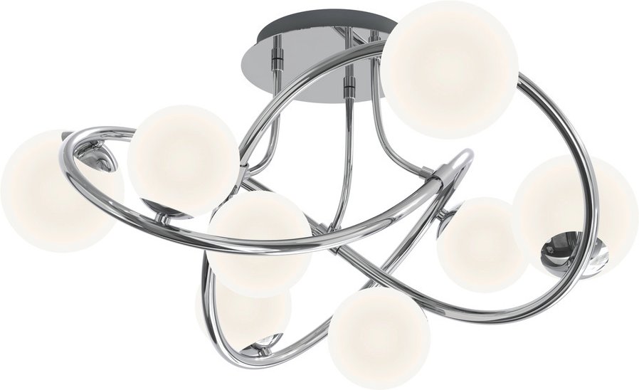 WOFI Leuchten LED-Deckenleuchte NANCY, Eisen