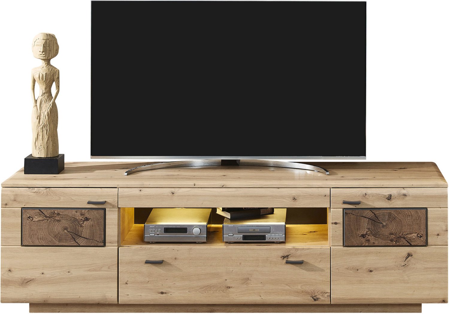 Livetastic TV-Unterteil MADERA II, Holznachbildung