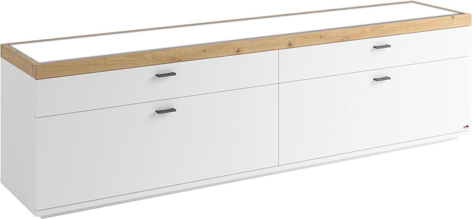 Set one by Musterring TV-Lowboard SET ONE LANCASTER, Holznachbildung