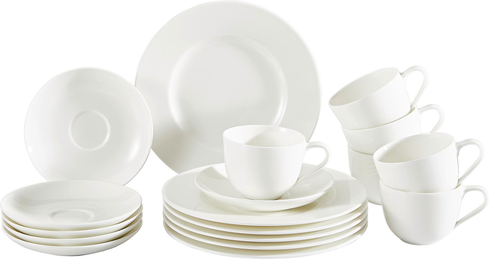 Noblesse by Villeroy & Boch Kaffeeset 18-tlg., Porzellan