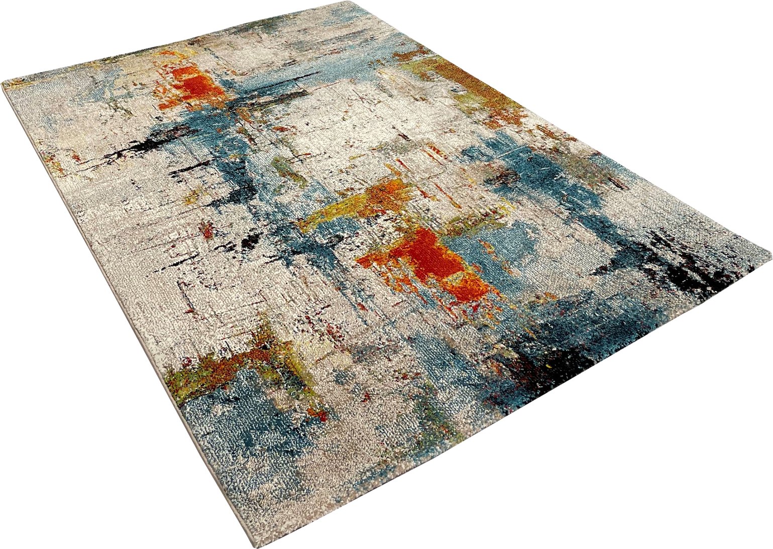 Merinos Webteppich BELIS, Textilfaser