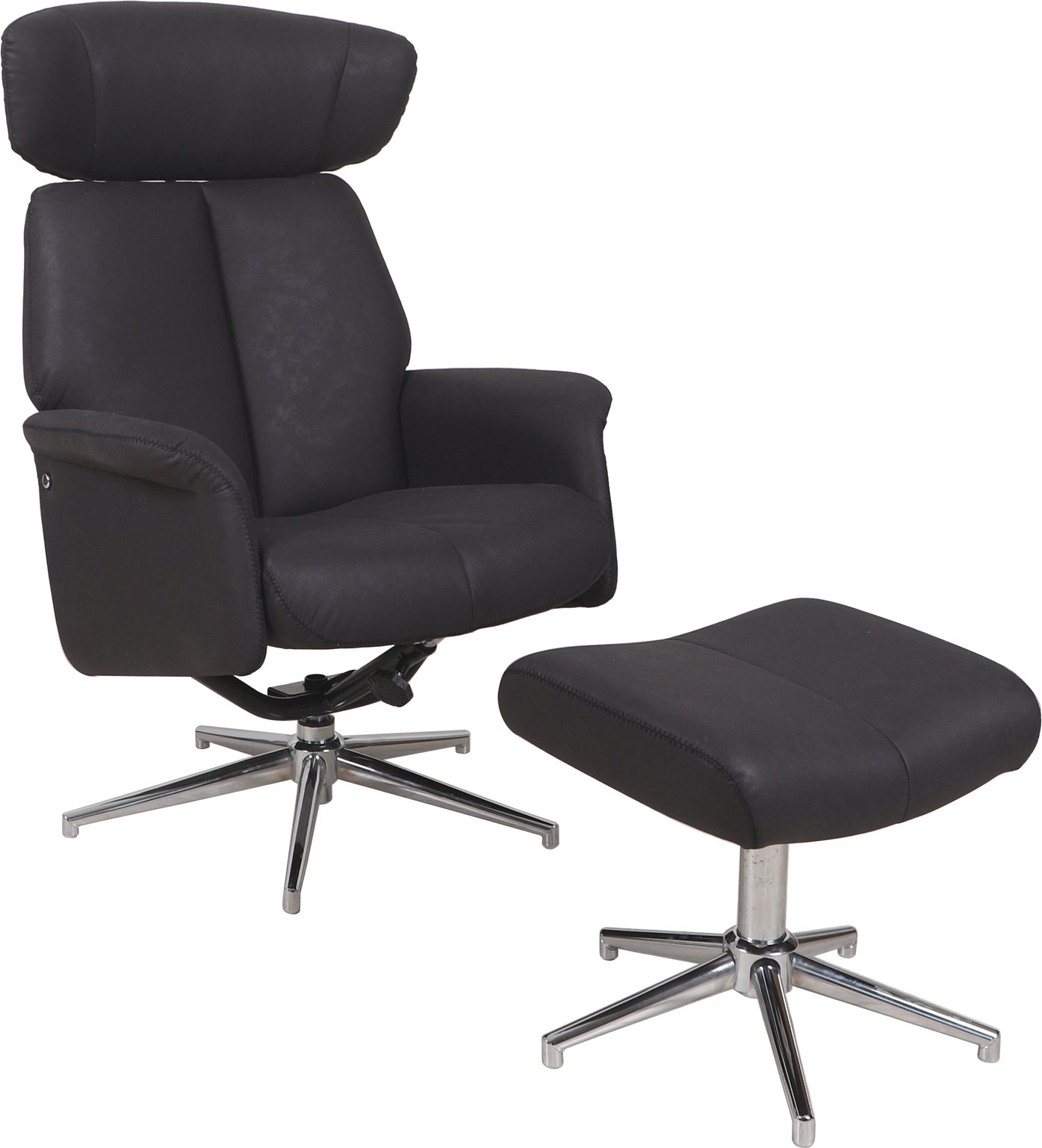 Thumbnail - Z2 Relaxsessel + Hocker STYLE PLUS, Webstoff