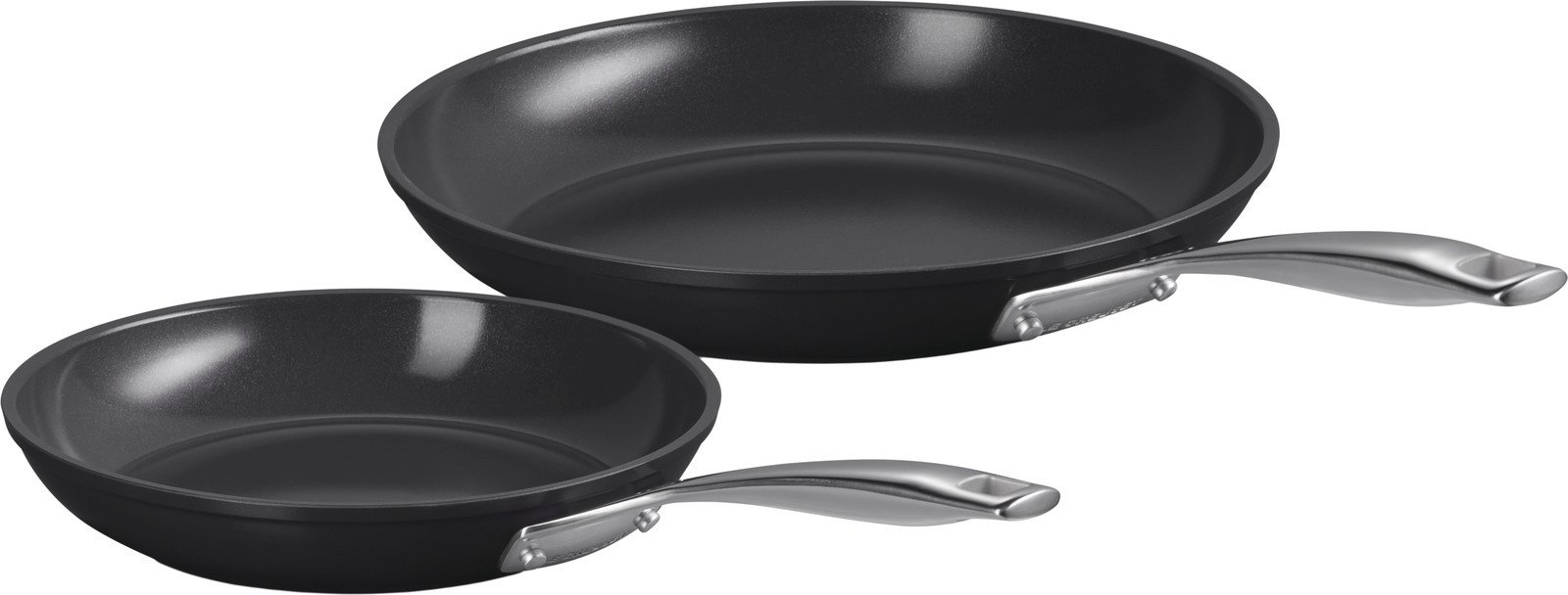 LE CREUSET Pfannenset 2-tlg. 24cm + 28cm, Aluminium