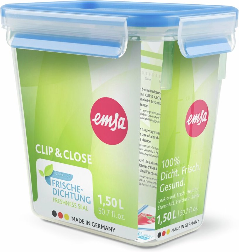 Thumbnail - Emsa Dose CLIP & CLOSE 1,5 Liter, Kunststoff