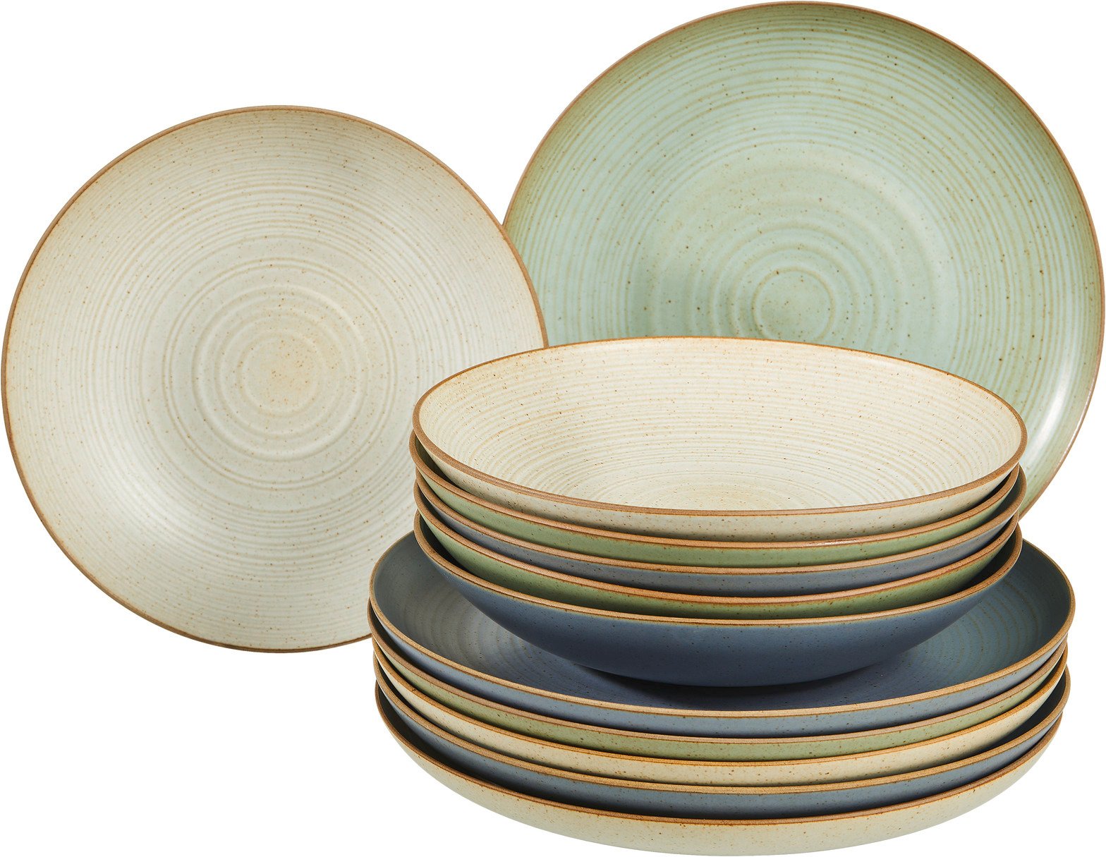 Thomas Tafelservice 12-tlg. NATURE, Steinzeug