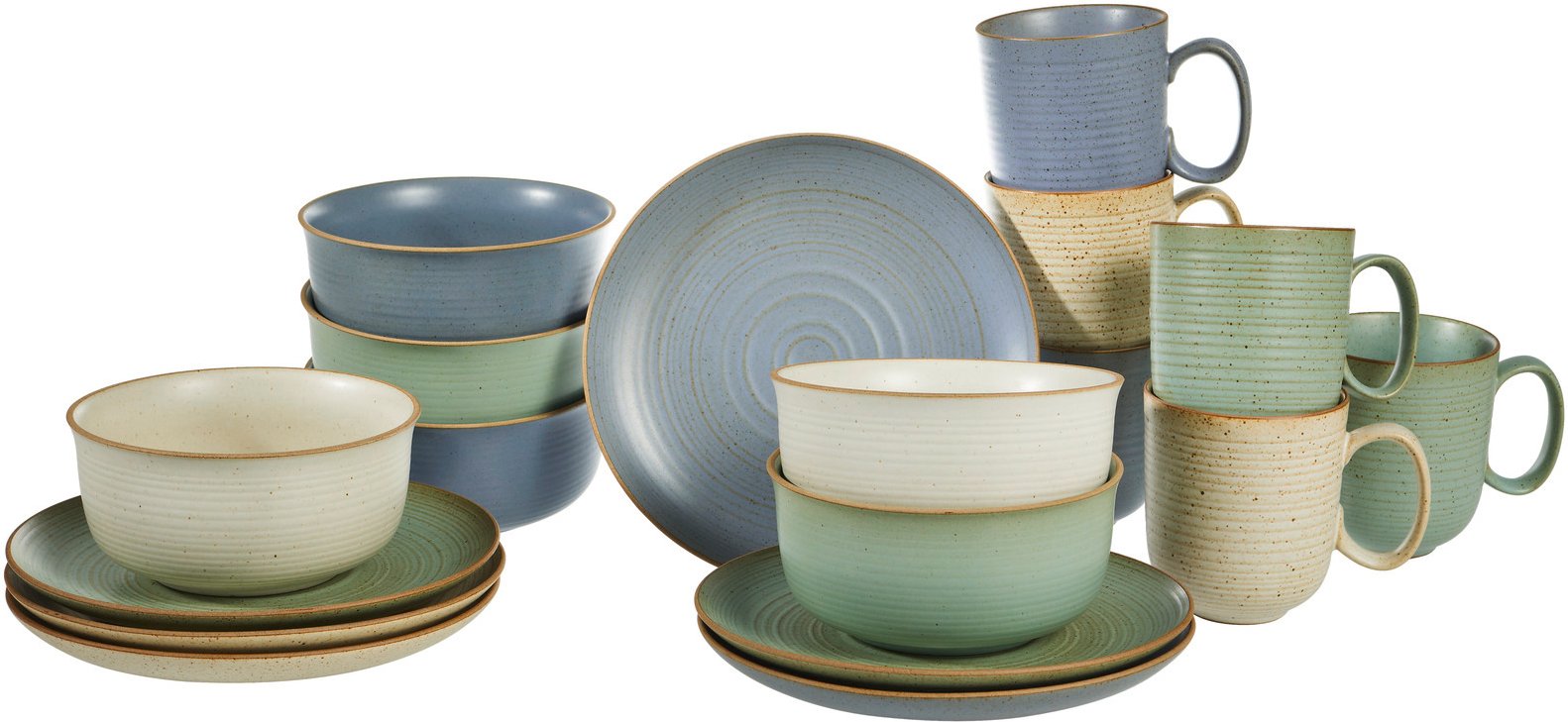 Thomas Kaffeeservice 18-tlg. NATURE, Steinzeug