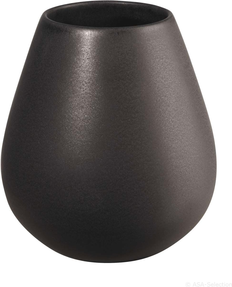 ASA SELECTION Vase BLACK IRON, Steingut
