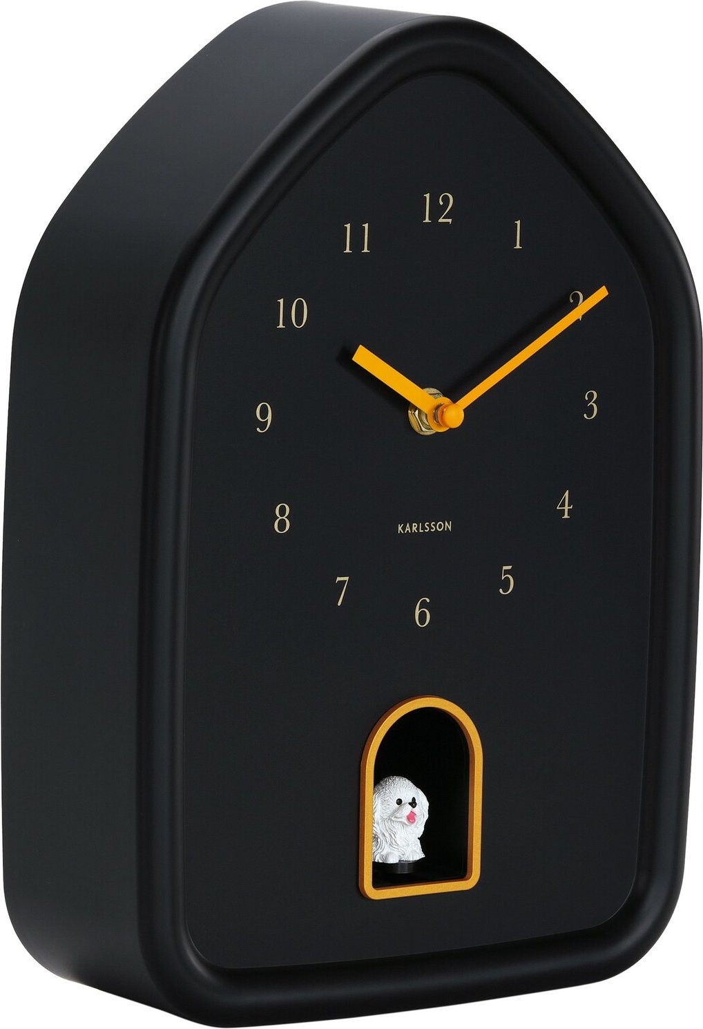 KARLSSON Wanduhr MODERN DOGGY, Kunststoff