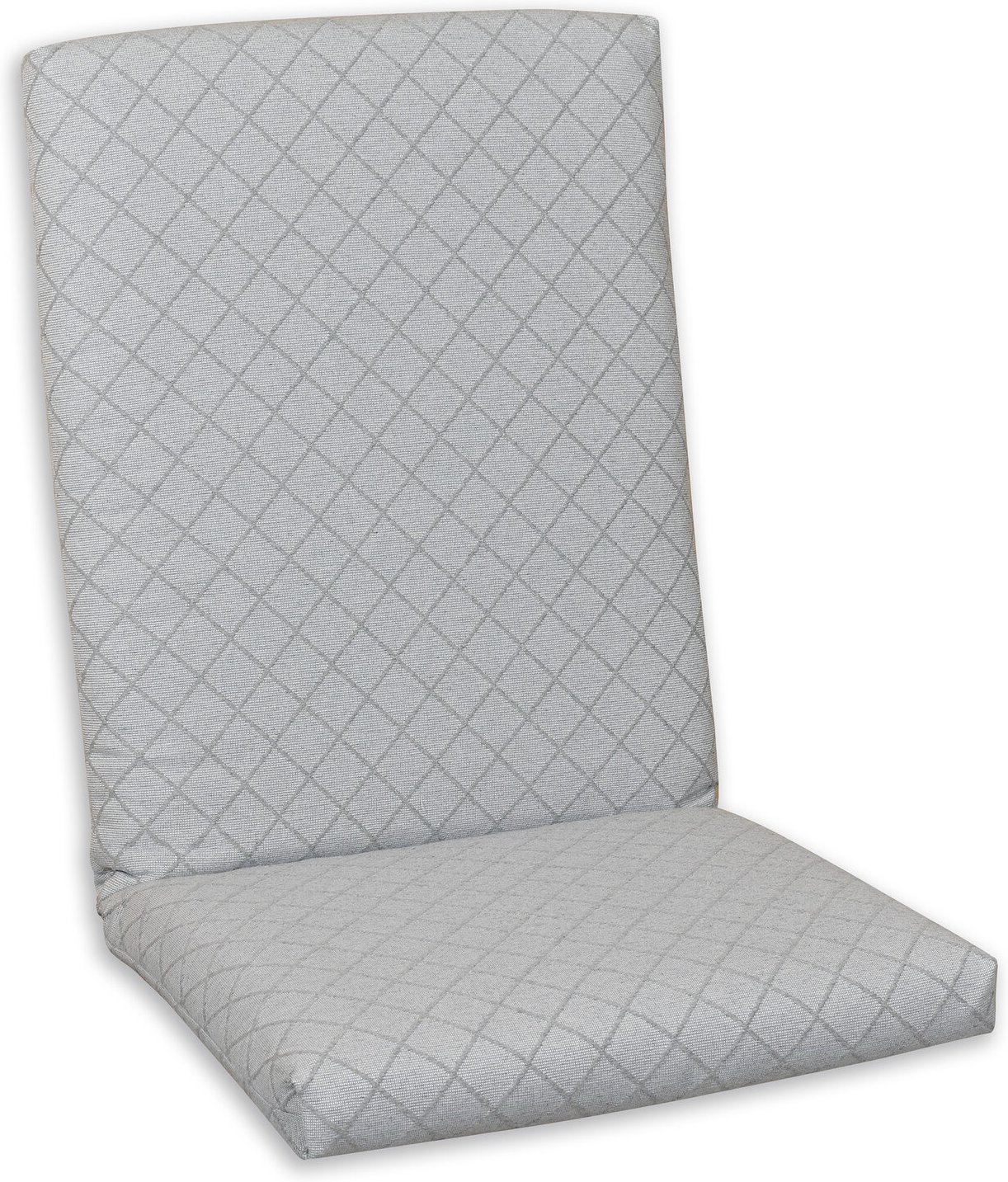 Schwienhorst Mittellehnerauflage TURIN, grau, Mischgewebe