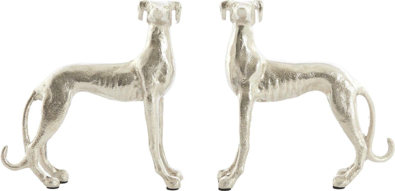 Light&Living Ornament 2er-Set DOGS, Metall