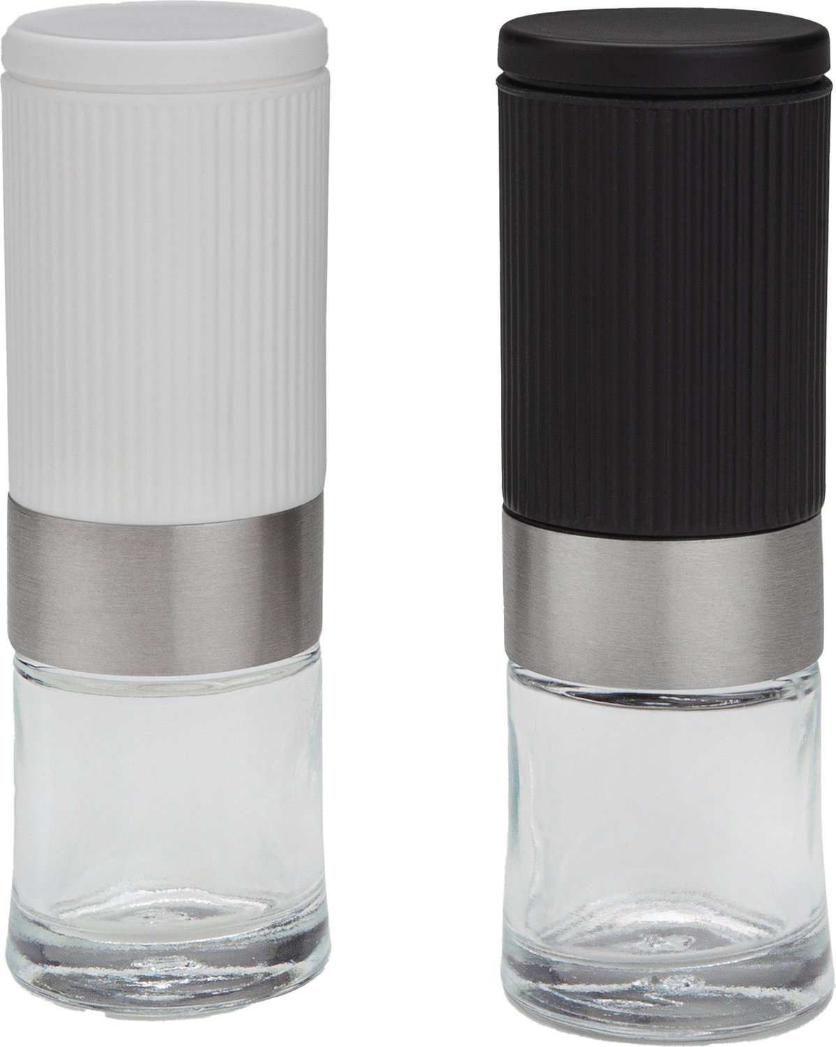 Justinus Mini Pfeffer-/ Salzmühlen Set, Edelstahl