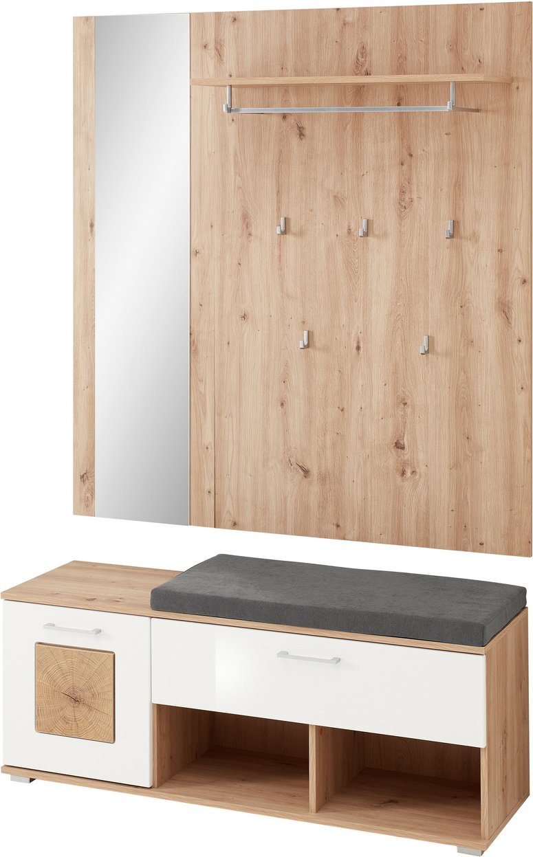 XORA Kompaktgarderobe FUN, Holznachbildung