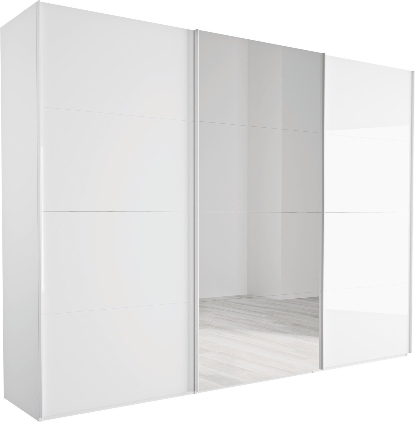 XORA Schwebetürenschrank SYSTEMA, Holznachbildung