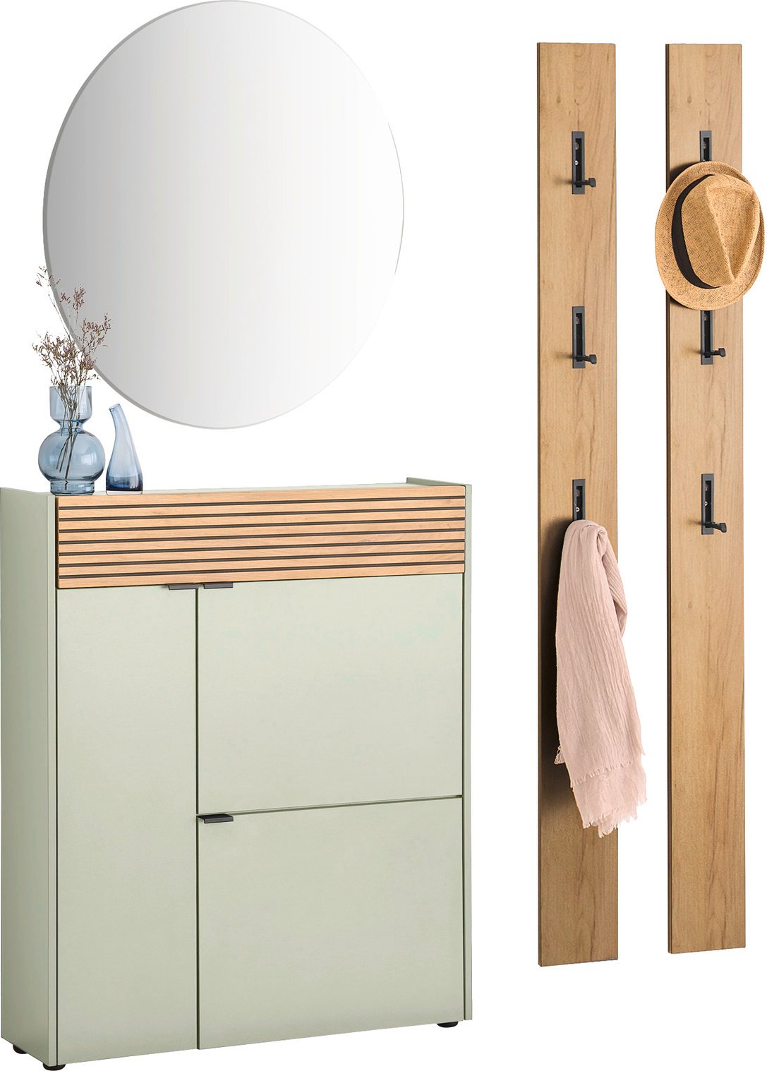 Voleo Garderoben-Set RIO, Holznachbildung