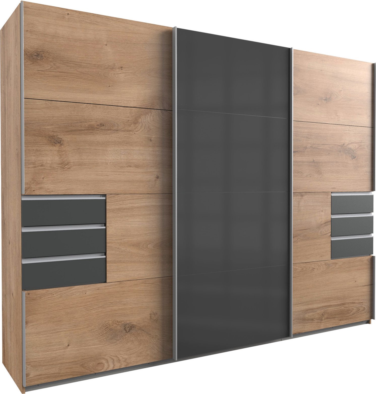 Z2 Schwebetürenschrank 3trg. SAIGON, Holznachbildung