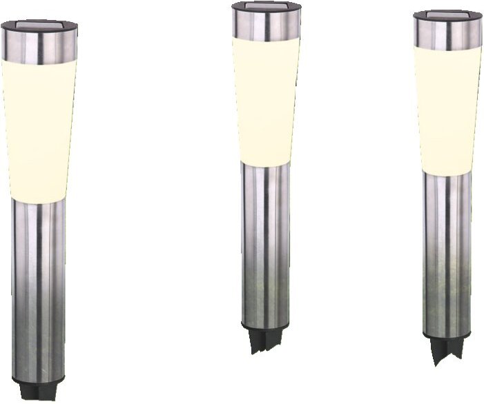 Ambia Garden Solarleuchtenset Vision VISION, silber, Metall