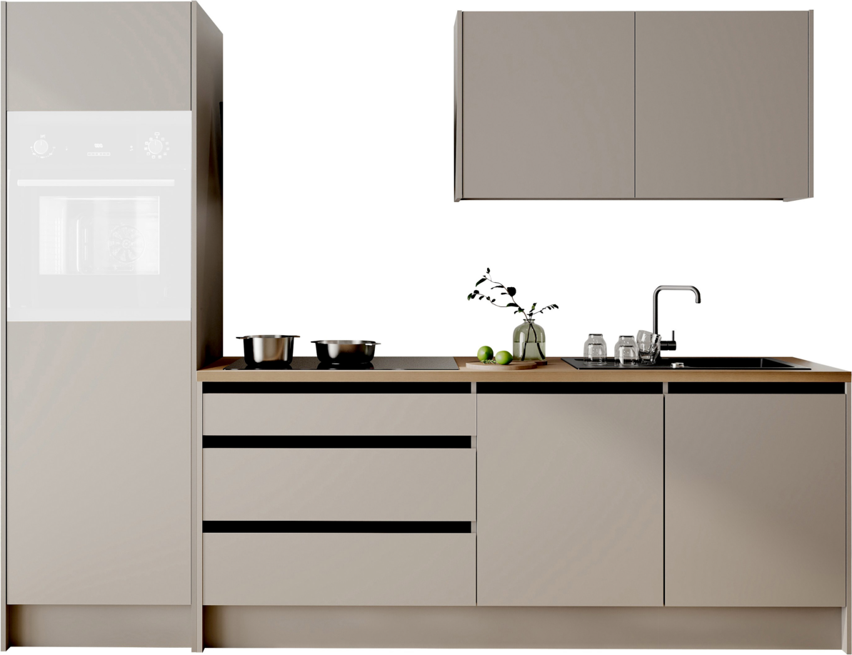 Yourkitchen Küchenblock 273 TROJA, Holznachbildung