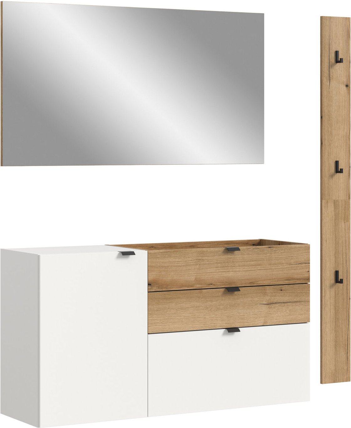 MID.YOU Garderobenkombination NARO, Holznachbildung