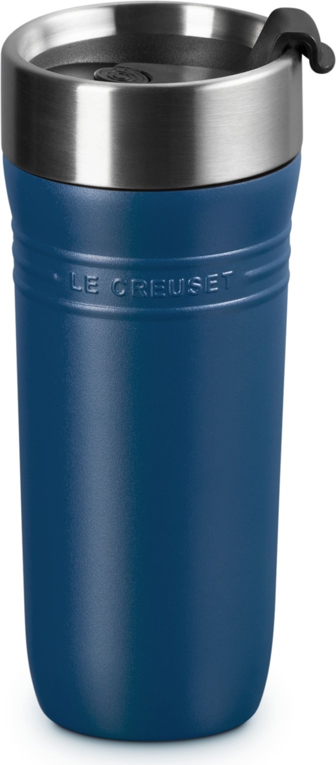 LE CREUSET Thermobecher Deep Teal ON THE GO, Edelstahl