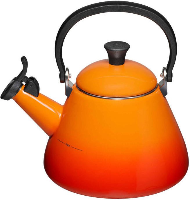 LE CREUSET Wasserkessel 1,6l Ofenrot KONE, Stahl