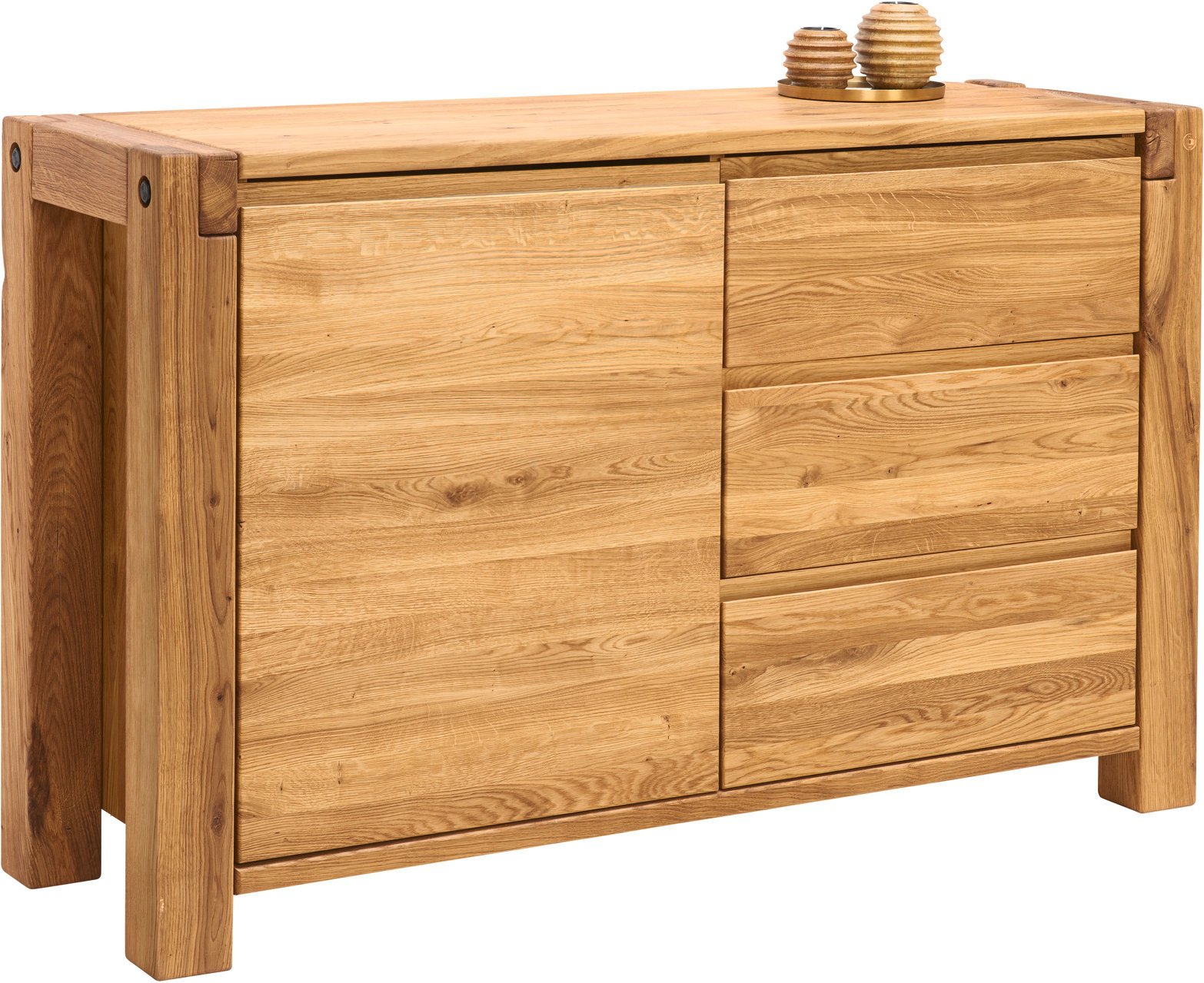 Valnatura Balkenkommode LIGNUM, Massivholz