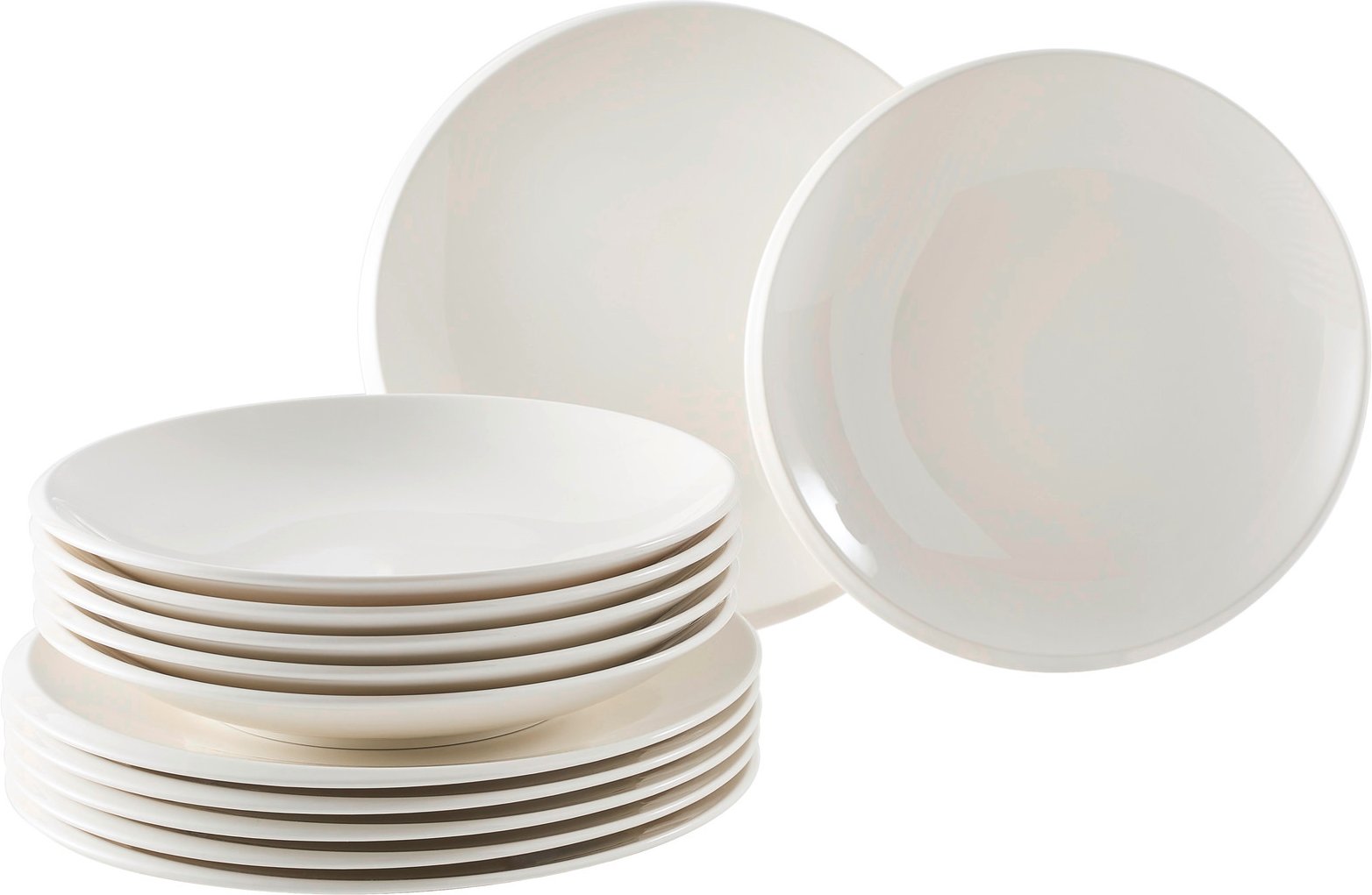 Villeroy & Boch Dinner-Set 12-tlg. NEW MOON, Porzellan