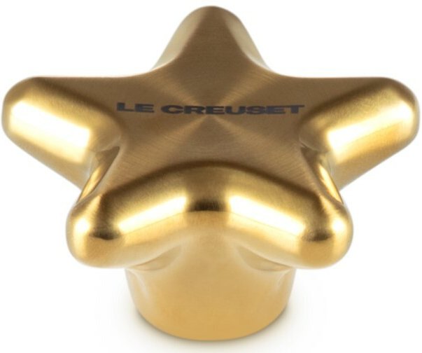 LE CREUSET Deckelknauf Stern, Edelstahl