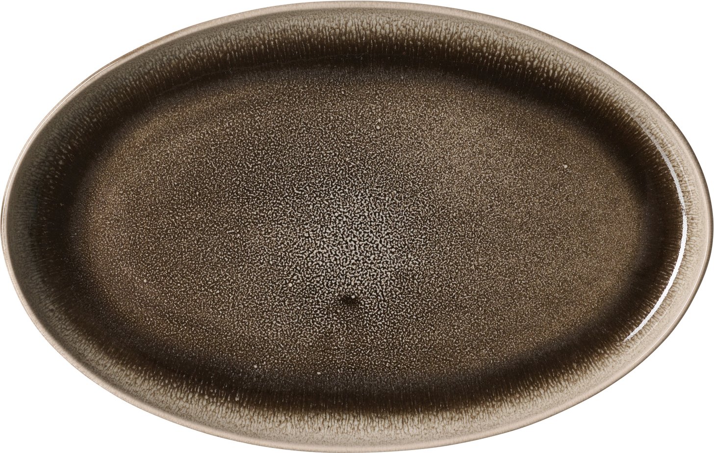 Ritzenhoff & Breker Platte Oval EDA UMBRA, Steingut