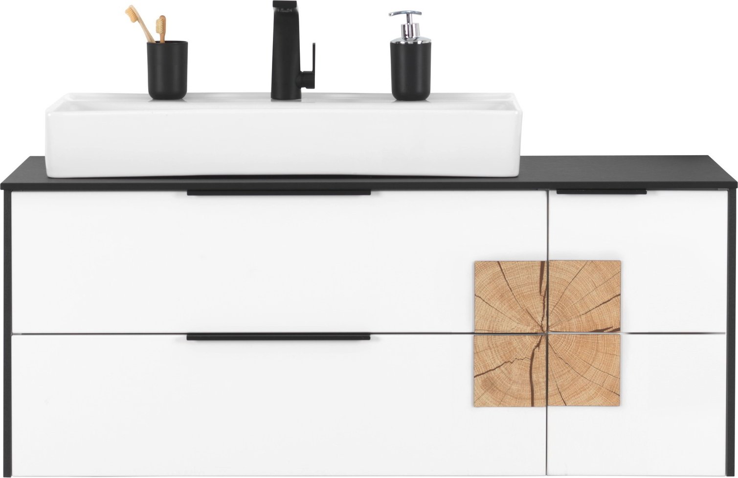 Voleo Waschtisch-Set STELLA, Holznachbildung