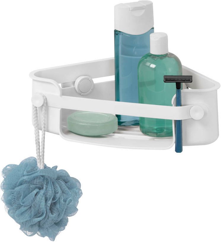 Zurbrüggen Flex Eckregal Gel Lock weiß, Kunststoff