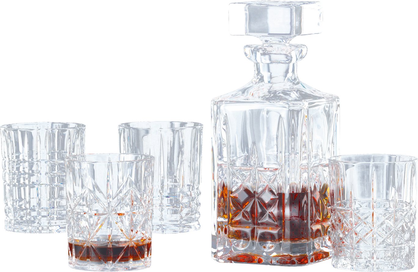 Nachtmann Whisky-Set 5-tlg. HIGHLAND, Kristallglas