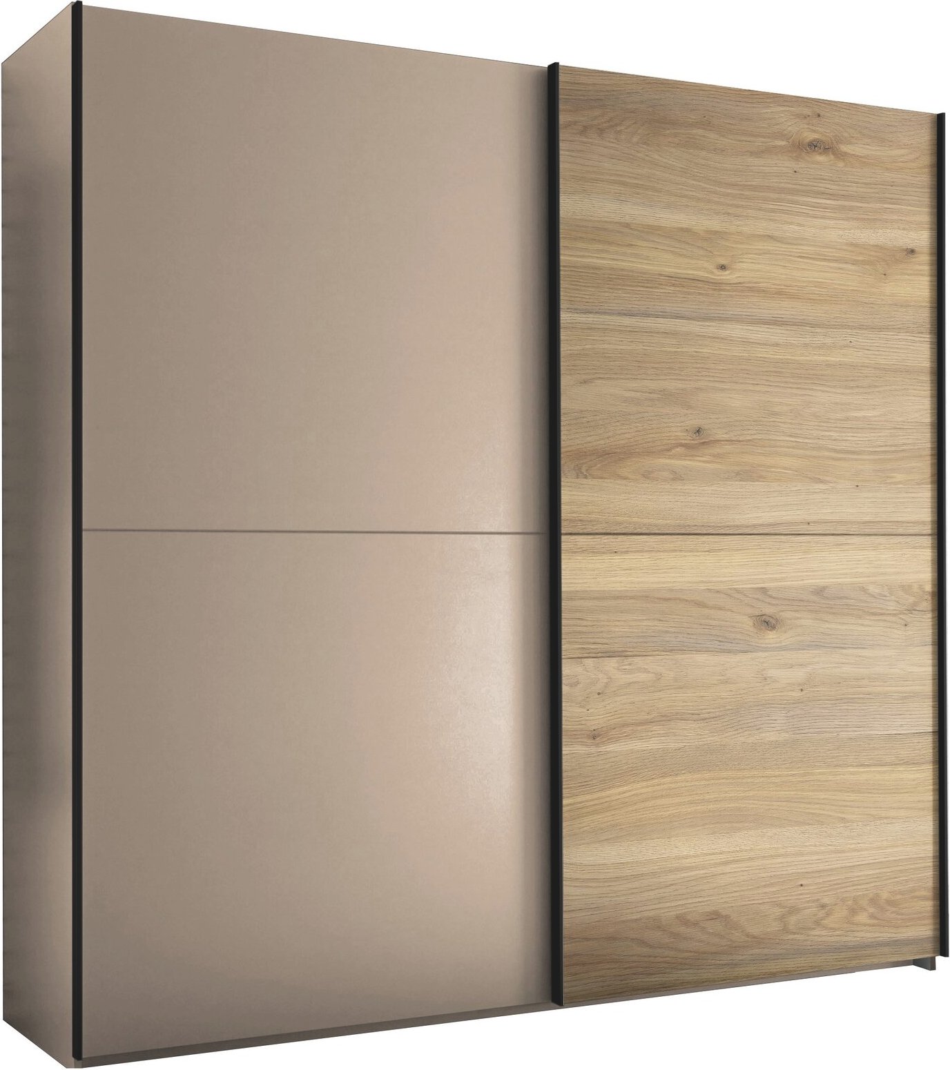 Z2 Schwebetürenschrank 2-türig WERSAMO, Holznachbildung