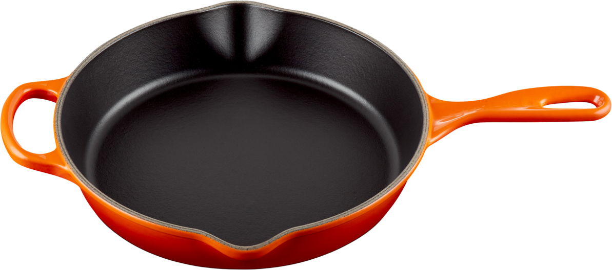 LE CREUSET Brat-/Servierpfanne 26cm hoch Ofenrot, Gusseisen