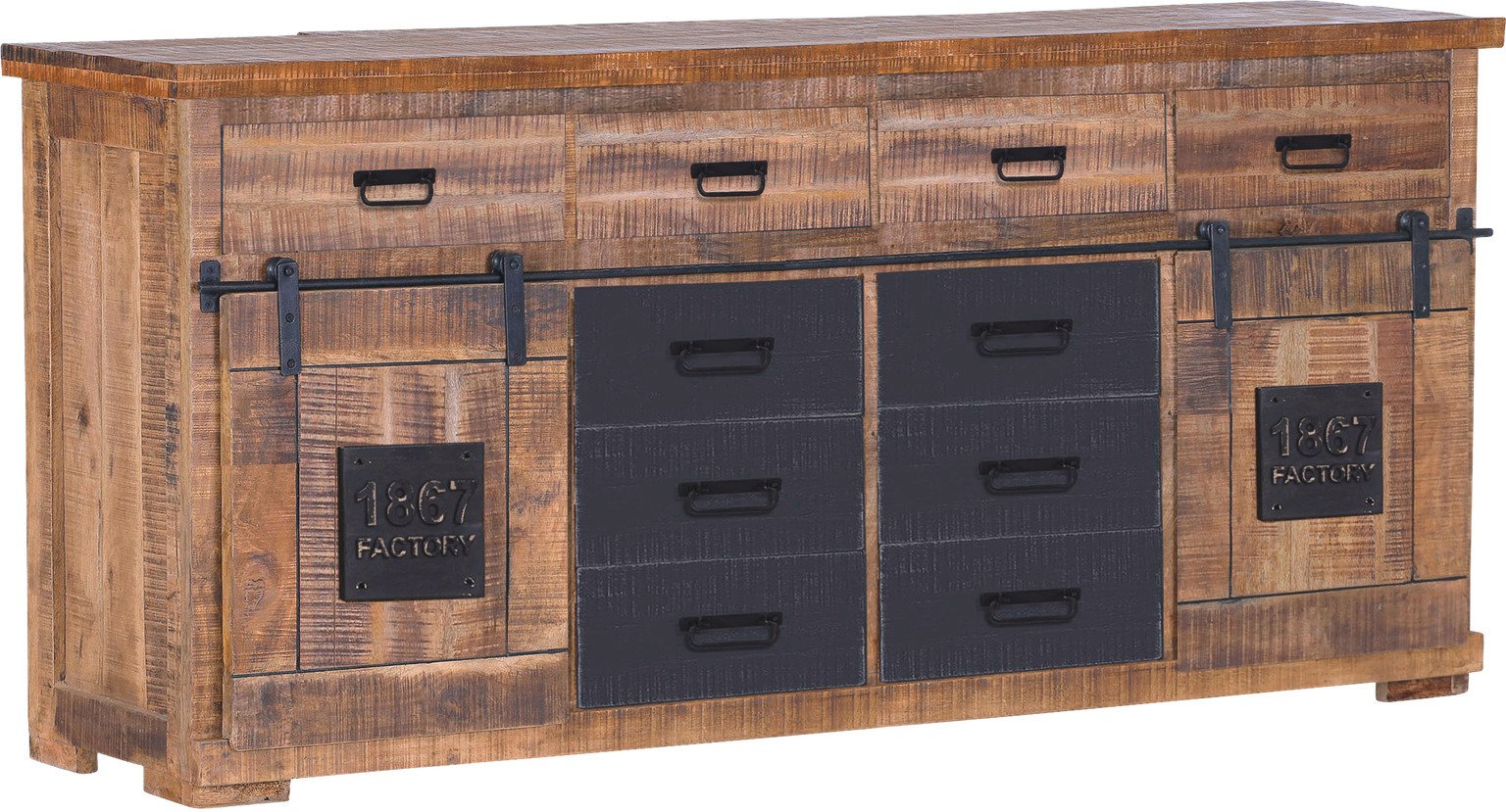 Landscape Sideboard BARNEY, Massivholz