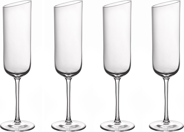 Villeroy & Boch Sektkelch Set 4-tlg. NEW MOON, Kristallglas