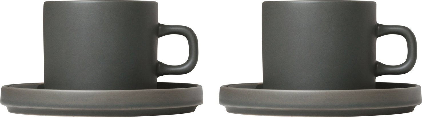 blomus Set 2 Kaffeetassen 200ml PILAR, Keramik