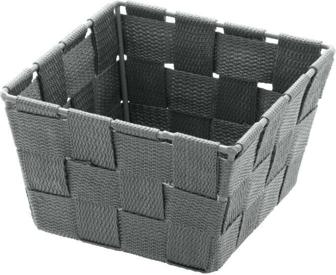Thumbnail - Wenko Badkorb Adria Mini, square Grey, Polyproplyen