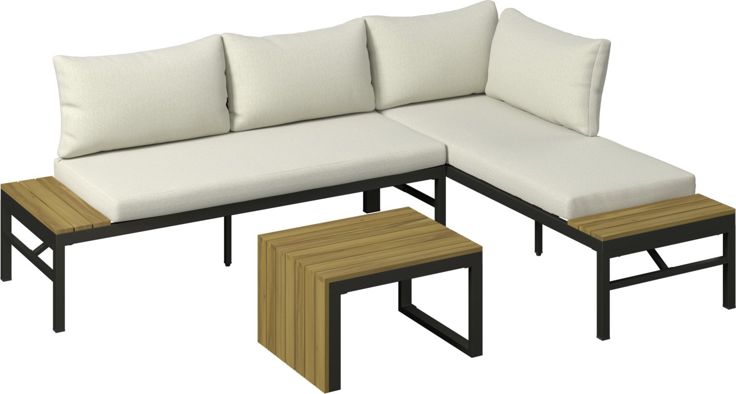 Ambia Garden Loungegarnitur-Set MONTANA, Stahl