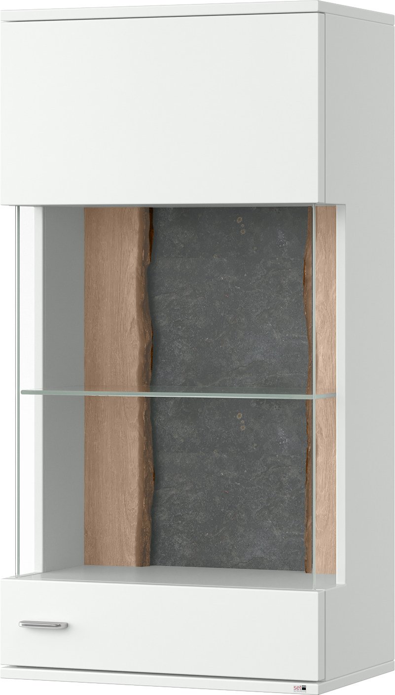 Set one by Musterring Hängevitrine re. TACOMA, Holznachbildung