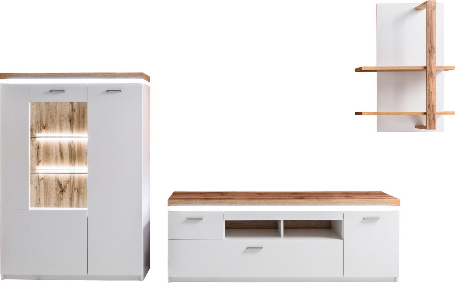 XORA Wohnkombination 2 CALI, Holznachbildung