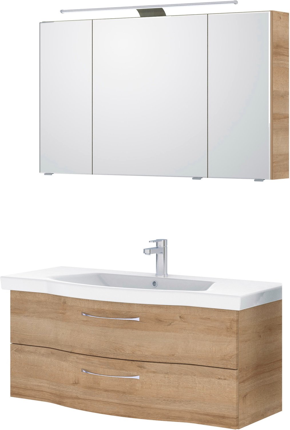 Pelipal Badblock SERIE 6005 SPRINT, Holznachbildung