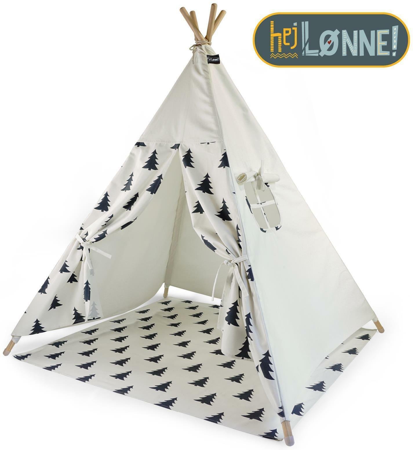 Hej Lonne Tipi Zelt Muster mit Bäumen, Baumwolle