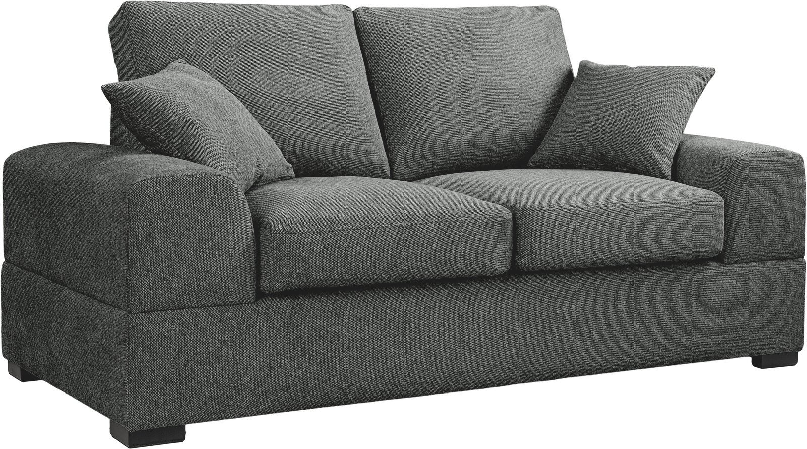 MID.YOU 2-Sitzer VEDA, grau, Polyester